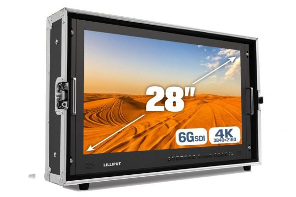 Lilliput BM280 28 inç 6G-SDI 4K UHD yayın monitörü